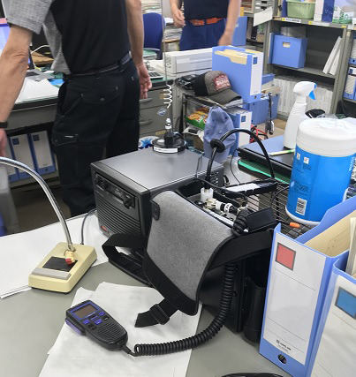 令和2年7月豪雨　貸し出したMCA無線機（可搬型）　